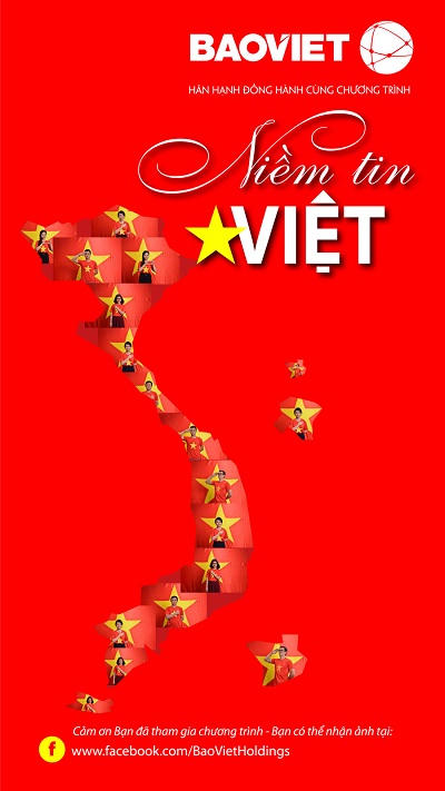 Cùng Bảo Việt lan tỏa lòng yêu nước với “Niềm tin Việt“